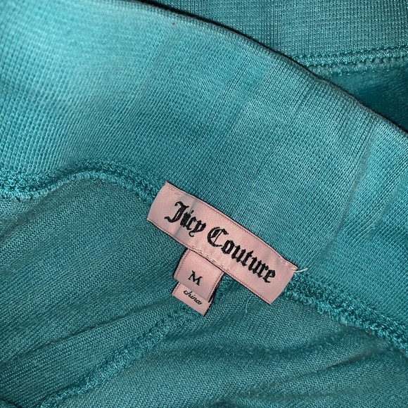 Y2K Juicy Couture Blue VELOUR Tracksuit SET JET SET TRAVEL - Picture 16 of 16